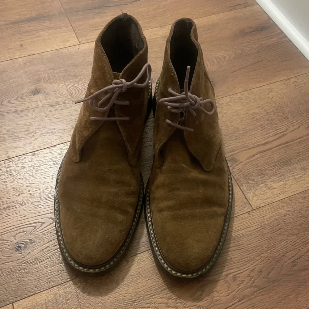 Banana Republic Men's Brown Suede Desert Chukka Boots Size 11